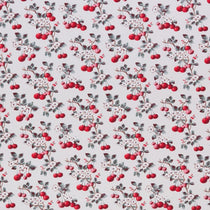 Cherry Sprig Red Fabric by the Metre